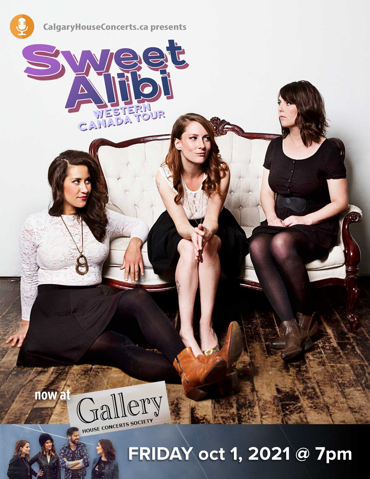Sweet Alibi Oct 1 2021 at Gallery House Concerts