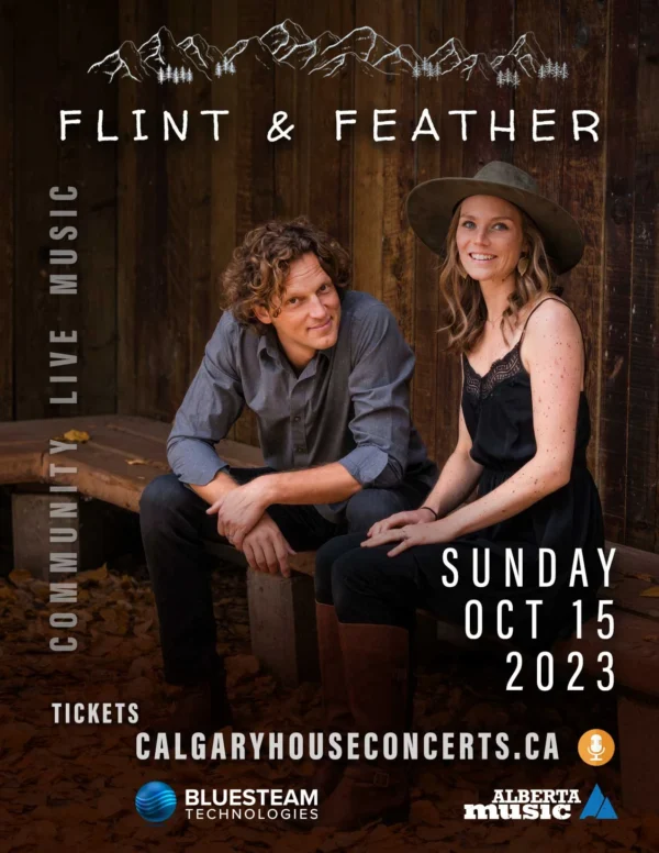 Flint & Feather Live in the Community Sunday October 15th