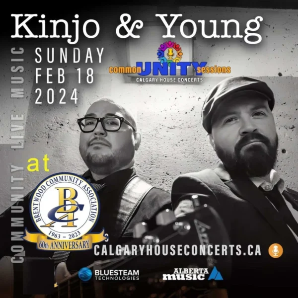 Kinjo & Young. Live in the Community Sunday February 18, 2024