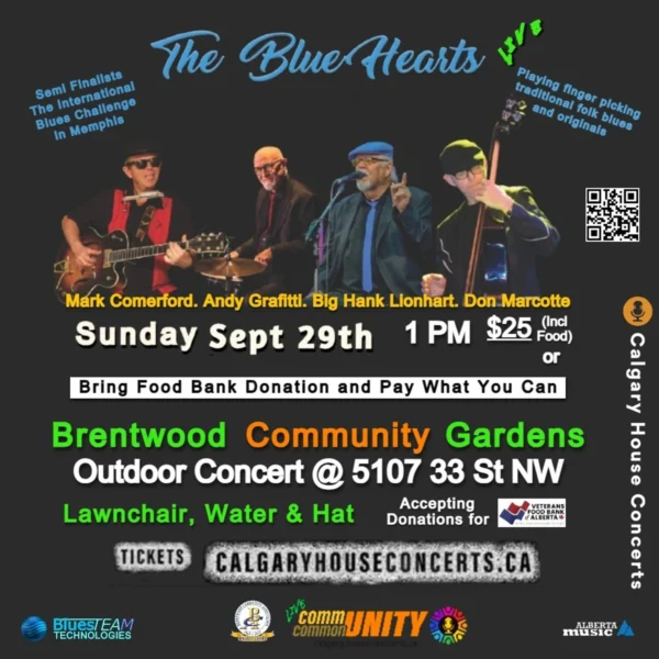 The Bluehearts Duo Live in the CommonUNITY Sunday September 29th, 2024