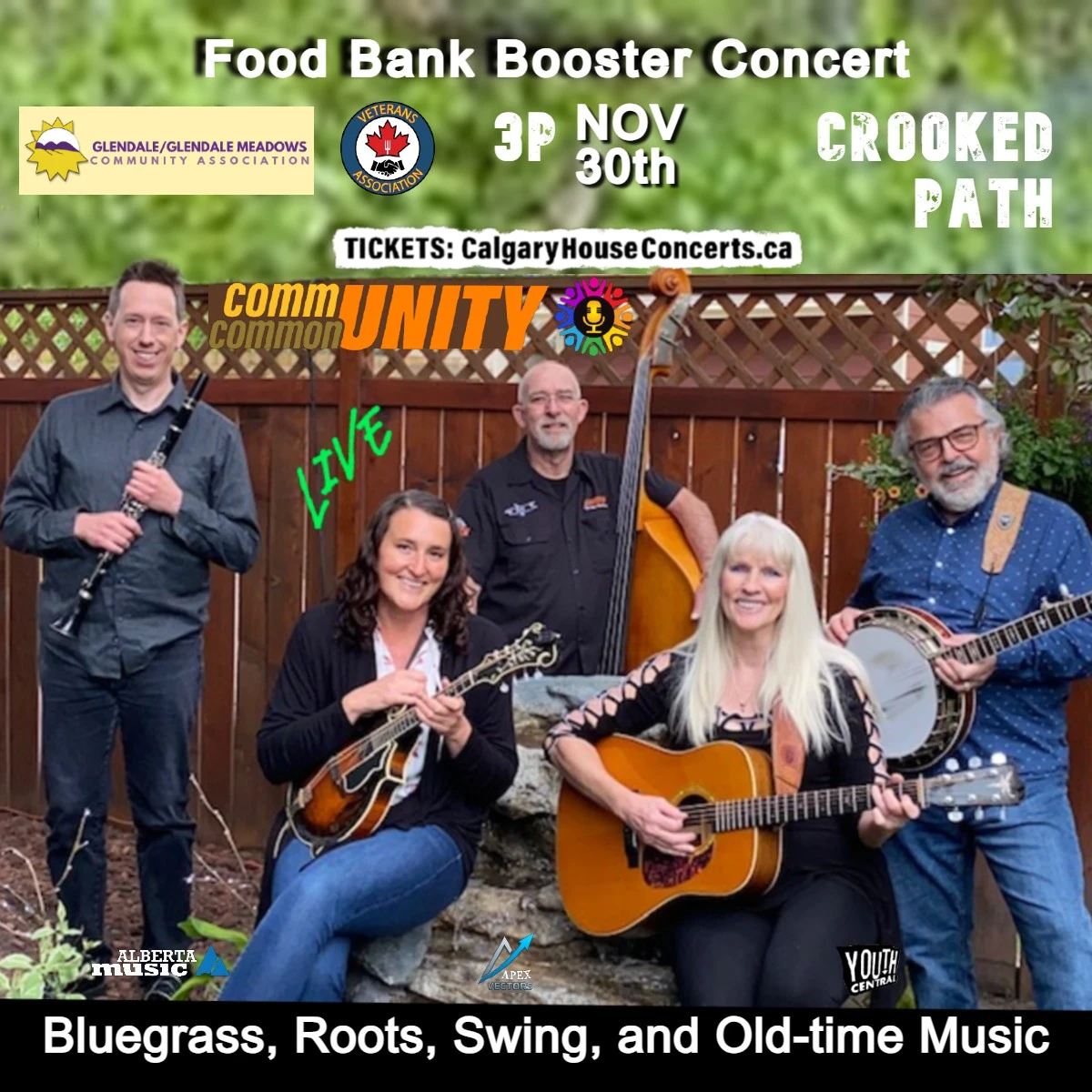 Crooked Path Nov 30 1080x1080 GLENDALE Linden Conroy & Ben Tizzard: Nov 17 20024 at Calgary House Concerts