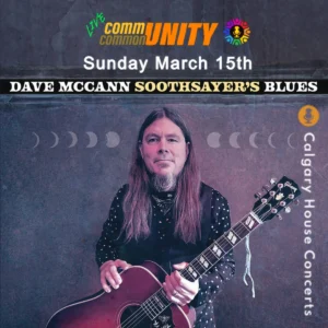 Dave McCann Sunday March 15th 2026