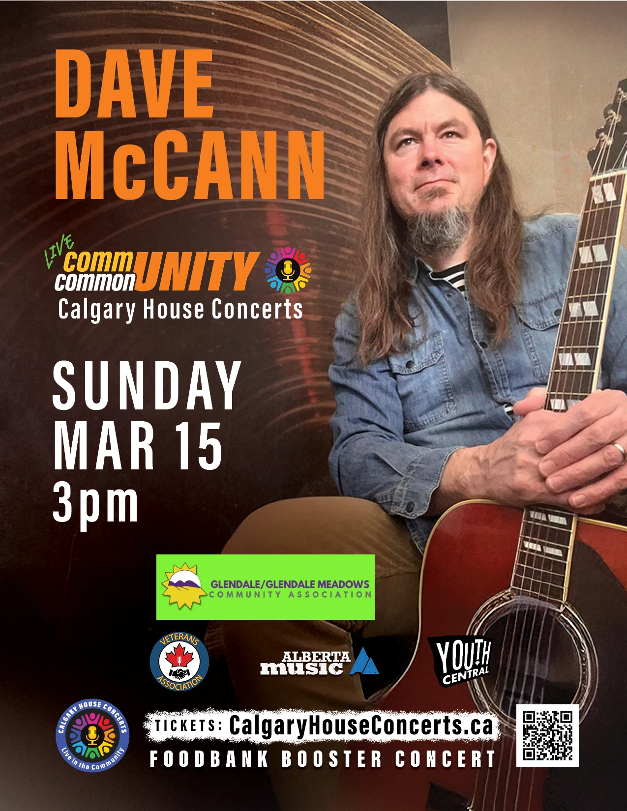 Dave McCann March 2026 Poster 8.5x11 GLEN